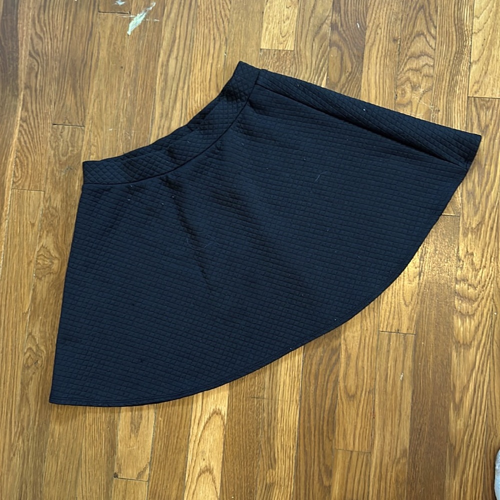 Black Circle Mini Skirt Skater Goth Classic